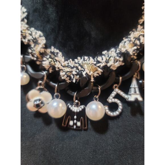 Women's Statement Pearl Charm Necklace With Lobster Clasp Fashion Jewelry - Picture 3 of 7